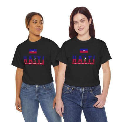 Unisex Heavy Haiti Katoenen T-shirt