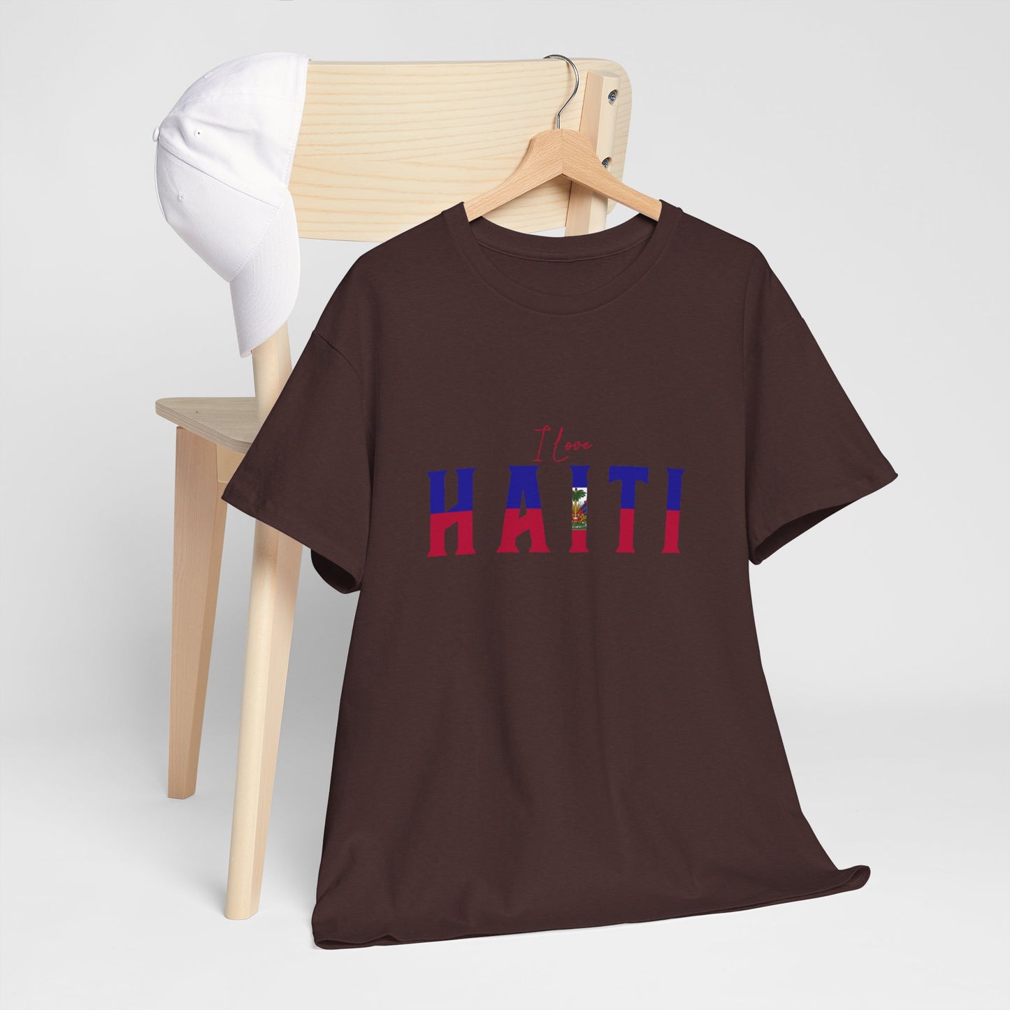 Unisex Heavy Haiti Katoenen T-shirt