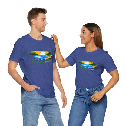 Unisex Jersey Belize T-shirt met korte mouwen 