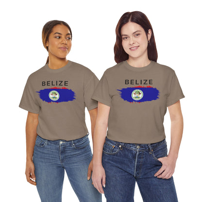 Unisex Zware Belize Katoenen T-shirt 