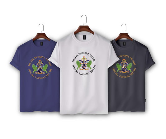 Men's Tee Saint Lucia Coat of Arm T-Shirt