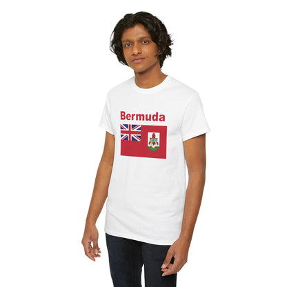 Unisex zwaar Bermuda katoenen T-shirt 