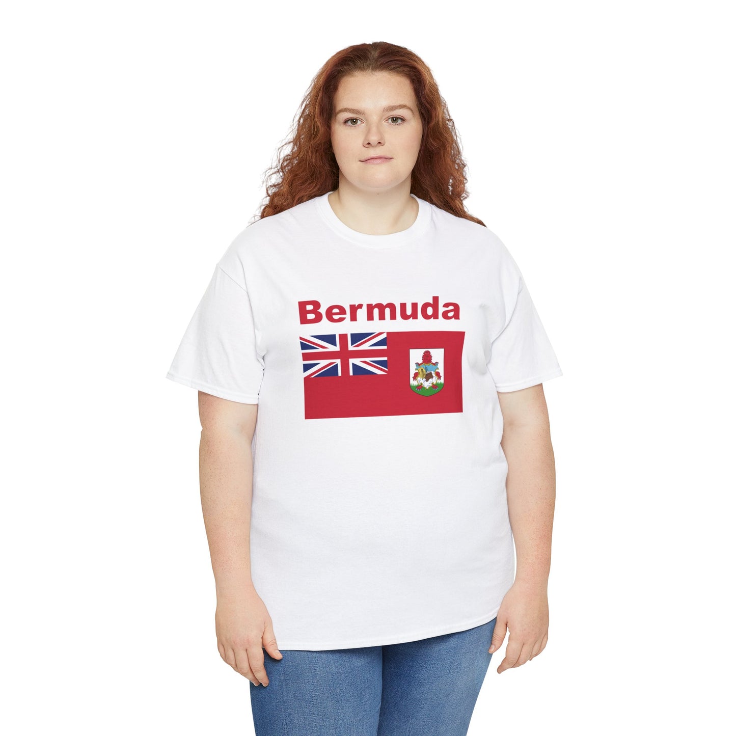 Unisex zwaar Bermuda katoenen T-shirt 