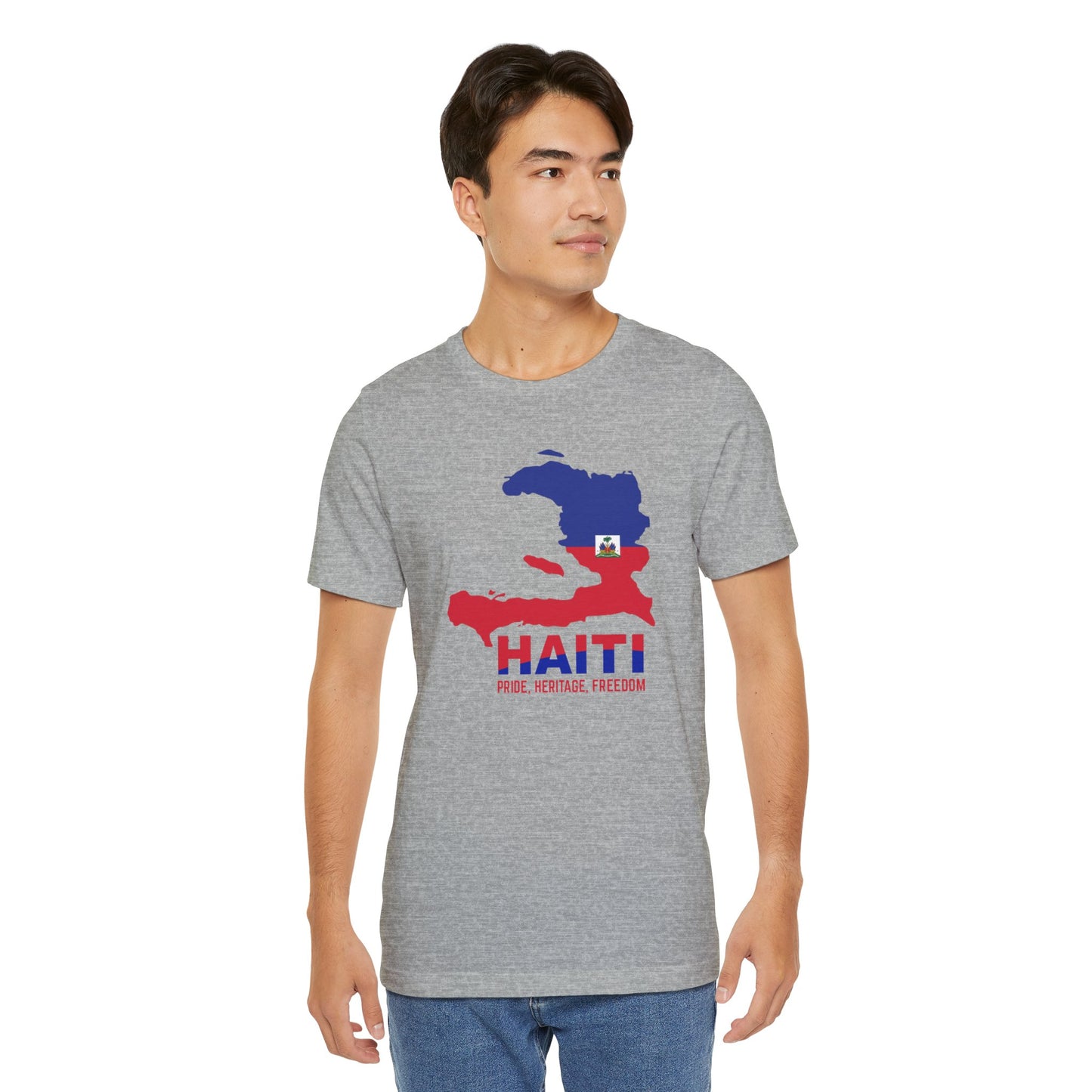 Unisex Jersey Haiti T-shirt met korte mouwen