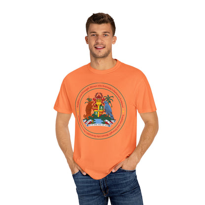 Unisex T-shirt met het nationale embleem van Grenada 