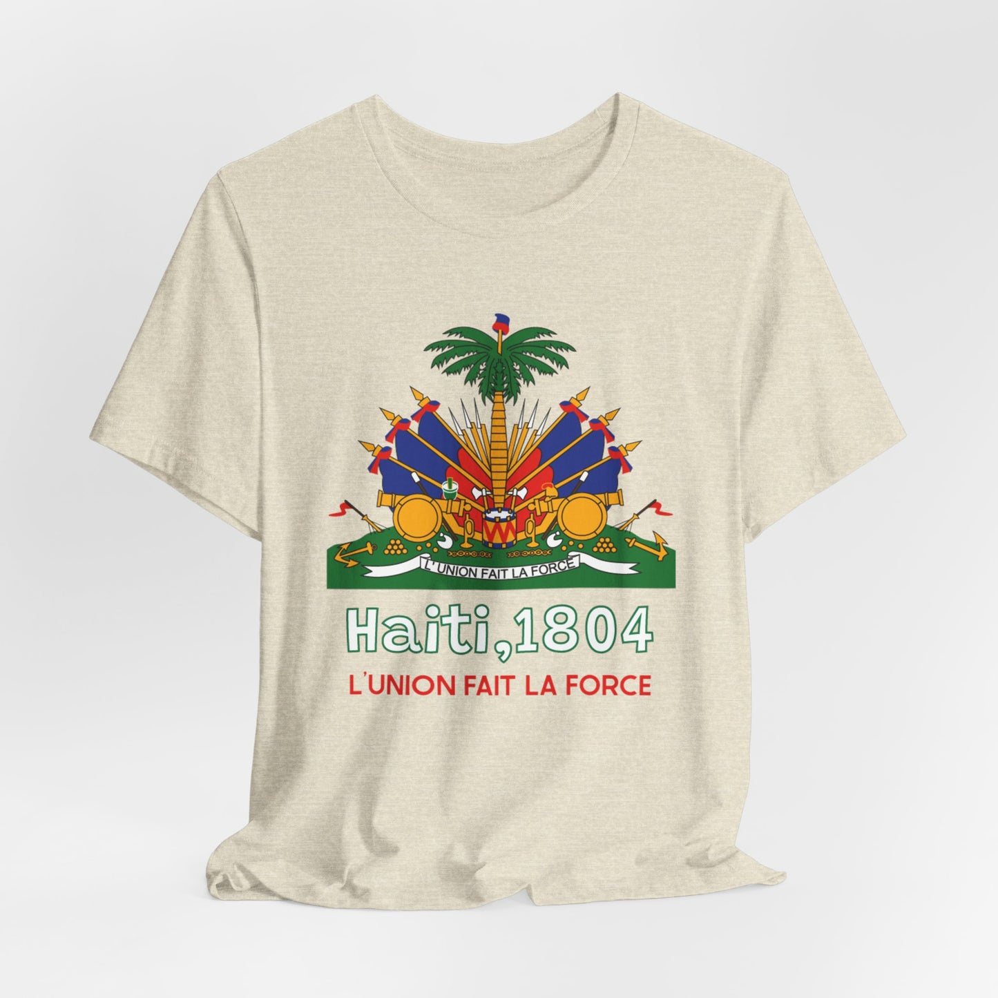 Unisex Jersey Haiti T-shirt met korte mouwen