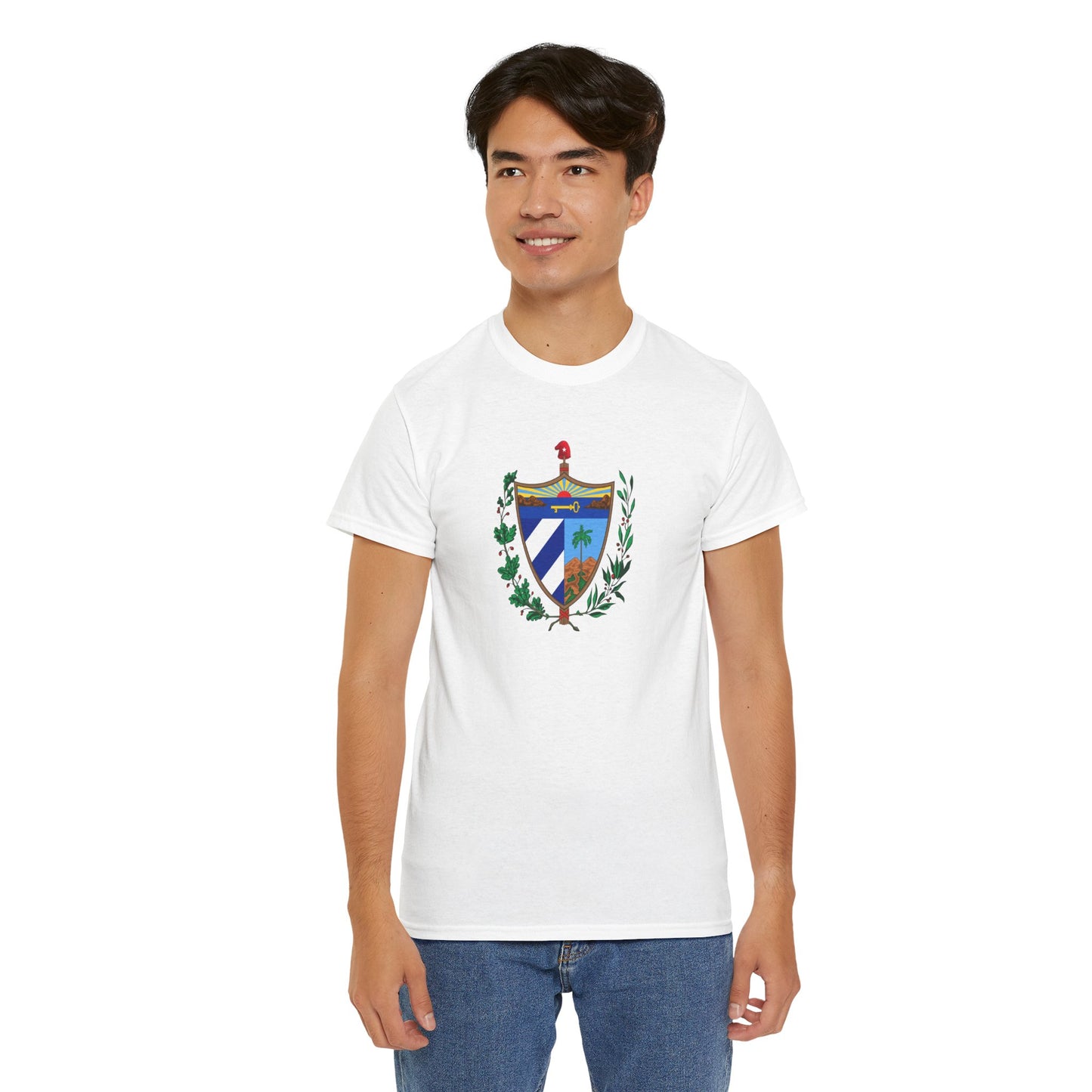 Unisex Zware Cuba Katoenen T-shirt