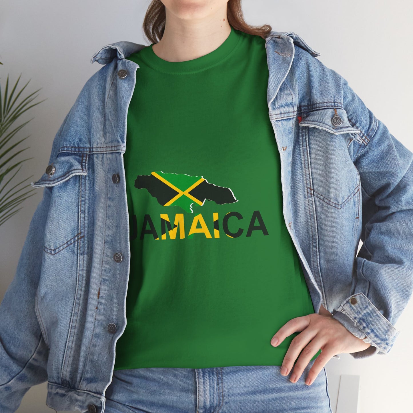 T-shirt met Jamaicaanse vlag