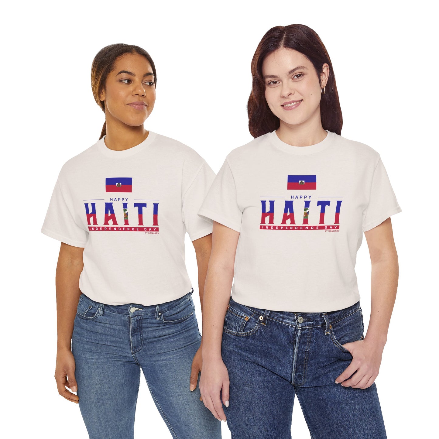 Unisex Heavy Haiti Katoenen T-shirt