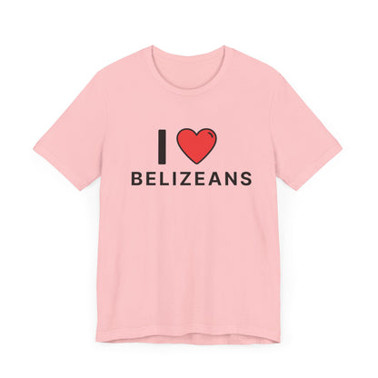 Unisex Jersey Belize T-shirt met korte mouwen 