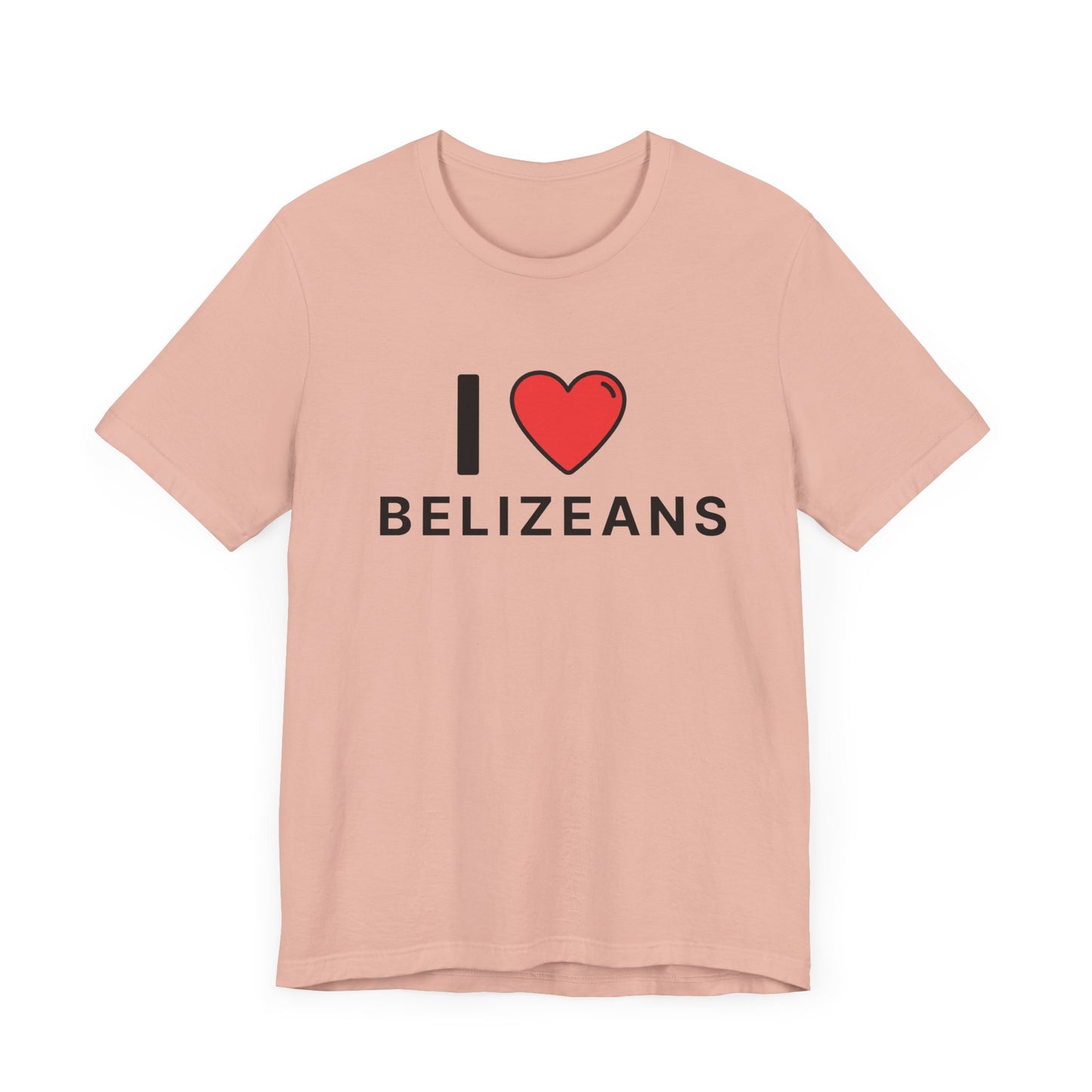 Unisex Jersey Belize T-shirt met korte mouwen 