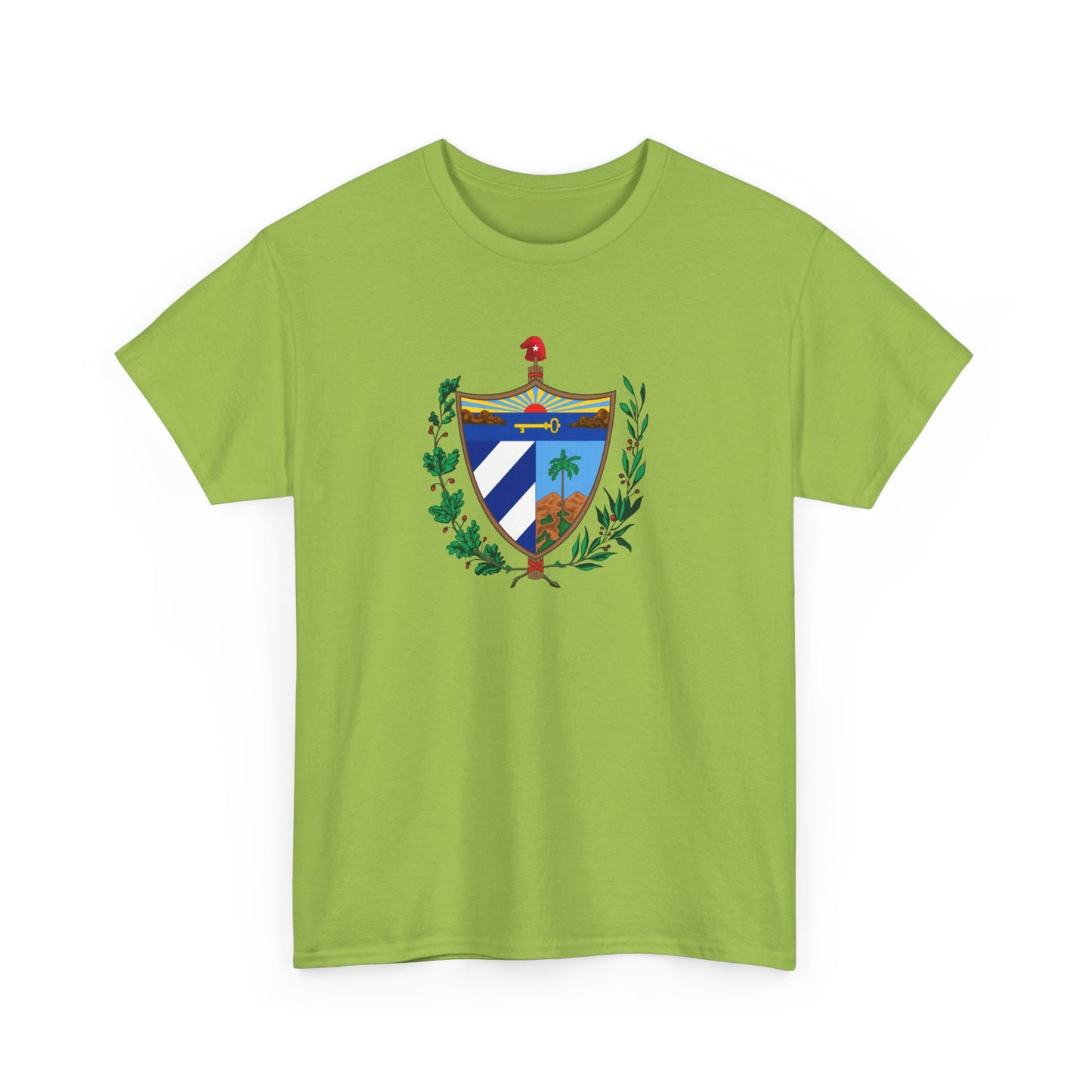 Unisex Zware Cuba Katoenen T-shirt