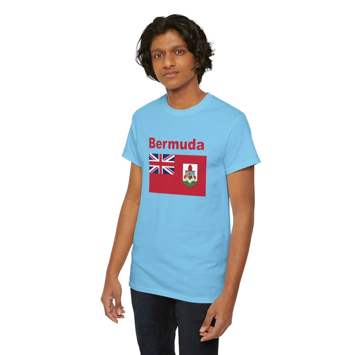 Unisex zwaar Bermuda katoenen T-shirt 