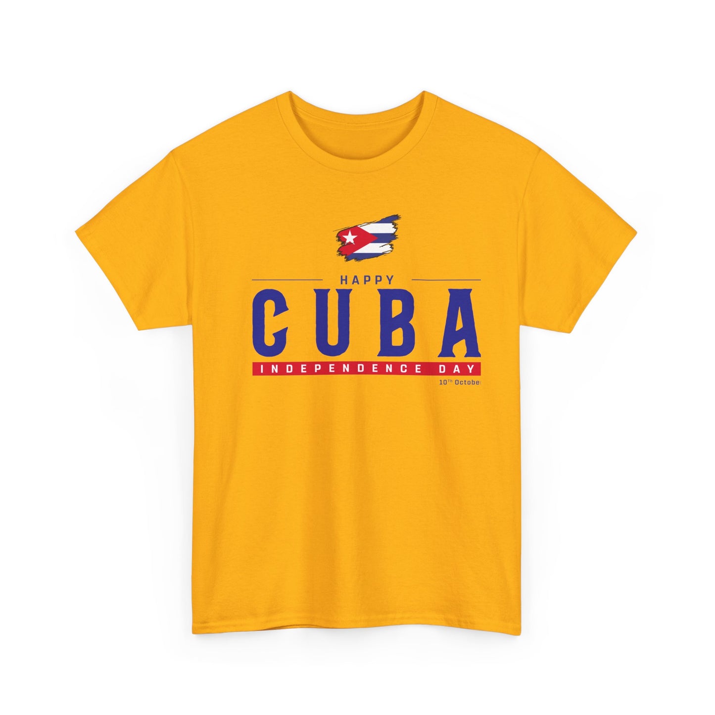 Unisex Zware Cuba Katoenen T-shirt