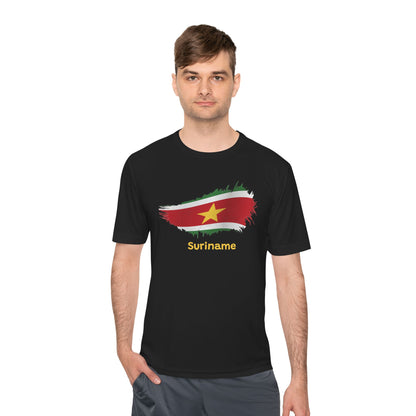 Unisex vochtafvoerend Suriname T-shirt