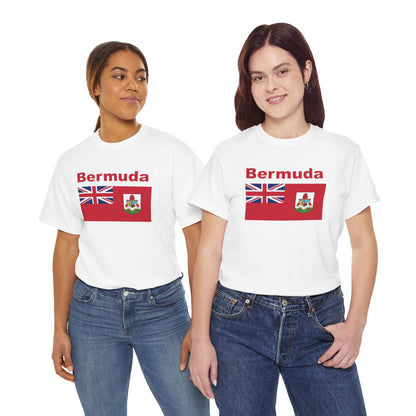 Unisex zwaar Bermuda katoenen T-shirt 