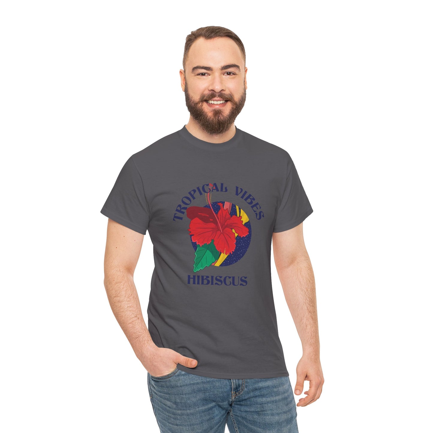 Unisex Heavy Haiti Katoenen T-shirt