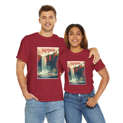 Unisex Zware Guyana Katoenen T-shirt