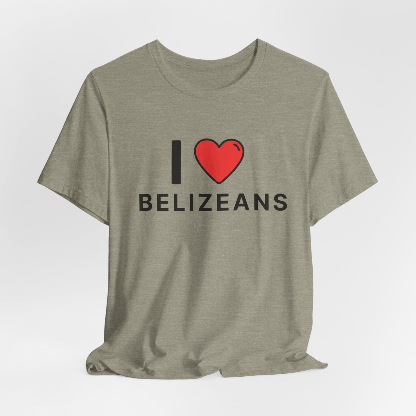 Unisex Jersey Belize T-shirt met korte mouwen 