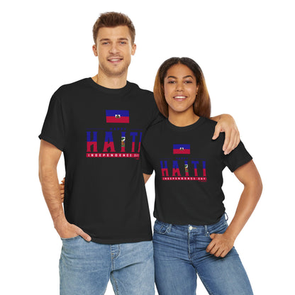 Unisex Heavy Haiti Katoenen T-shirt