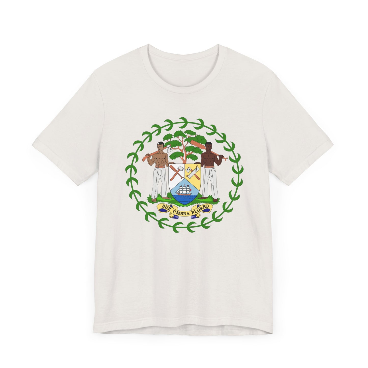 Unisex Jersey Belize T-shirt met korte mouwen 