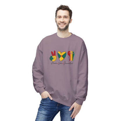 Peace love Grenadian Essential T-Shirt Softstyle Fleece Crewneck Sweatshirt