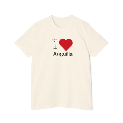 Unisex Short-Sleeve Anguilla Jersey T-Shirt