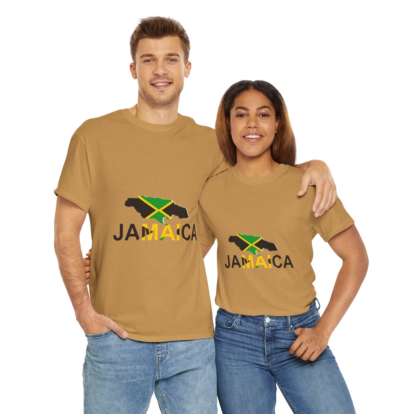 T-shirt met Jamaicaanse vlag