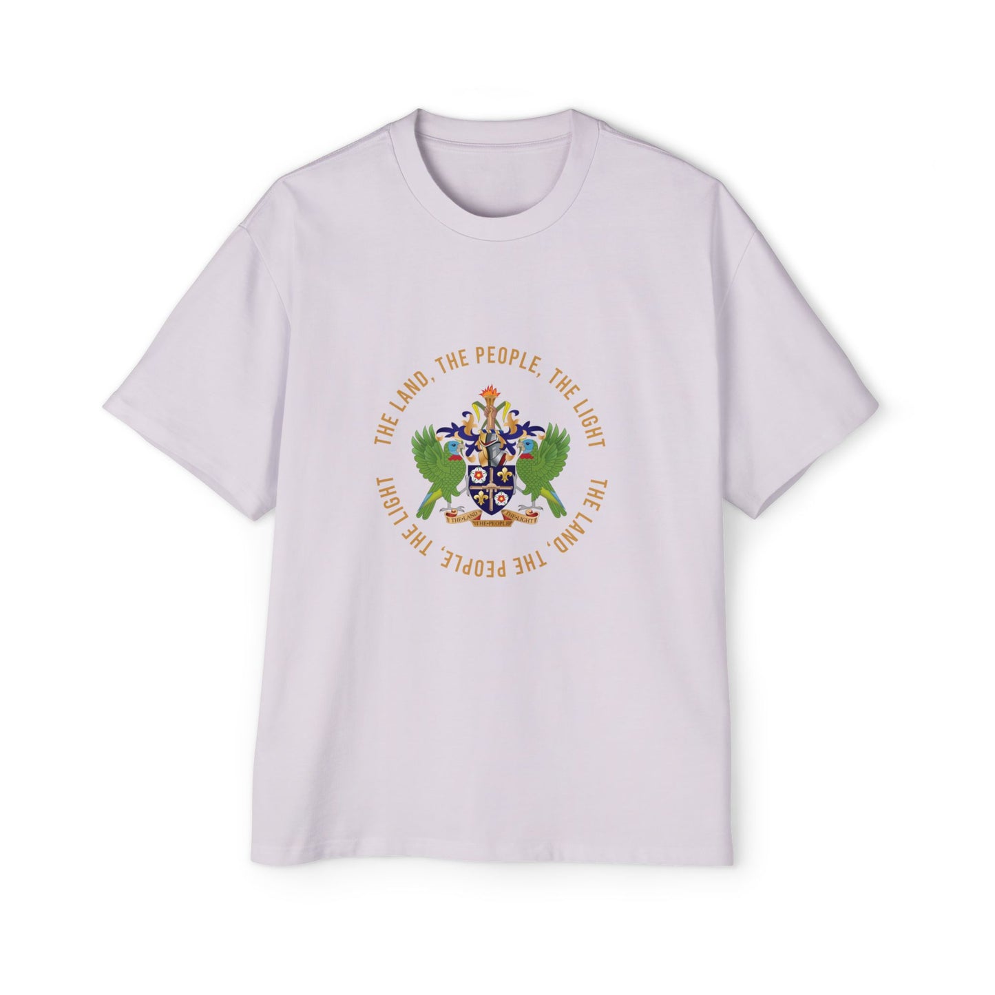 Men's Tee Saint Lucia Coat of Arm T-Shirt