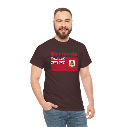 Unisex zwaar Bermuda katoenen T-shirt 