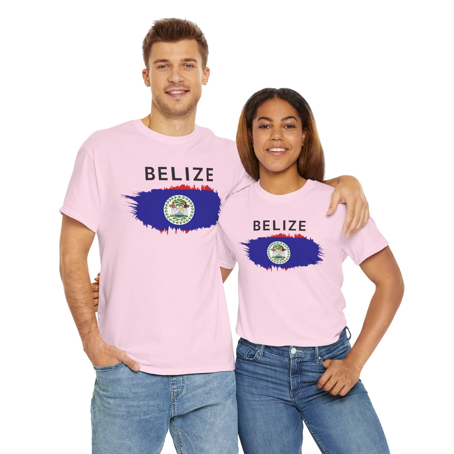 Unisex Zware Belize Katoenen T-shirt 