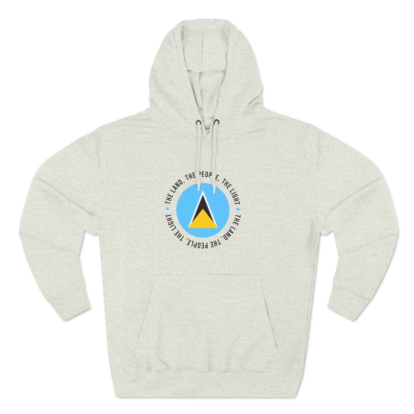 Hoodie met vlag van Saint Lucia