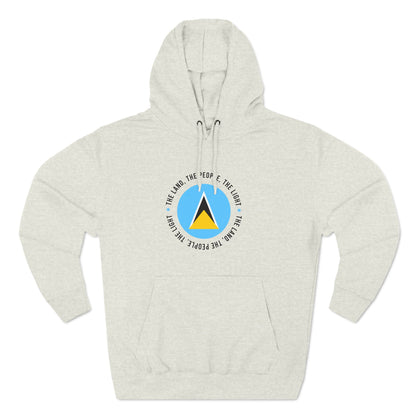 Hoodie met vlag van Saint Lucia