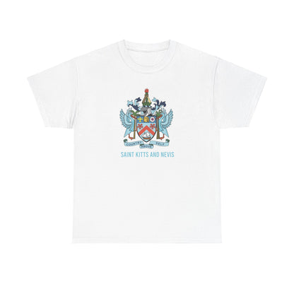 Unisex Heavy Saint Kitts and Nevis Cotton Tee