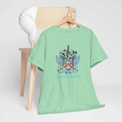 Unisex Heavy Saint Kitts and Nevis Cotton Tee