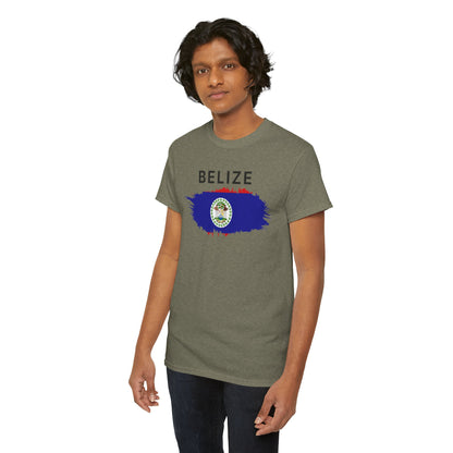 Unisex Zware Belize Katoenen T-shirt 