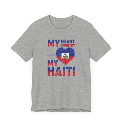 Unisex Jersey Haiti T-shirt met korte mouwen