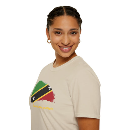 Unisex Softstyle Saint Kitts and Nevis T-Shirt