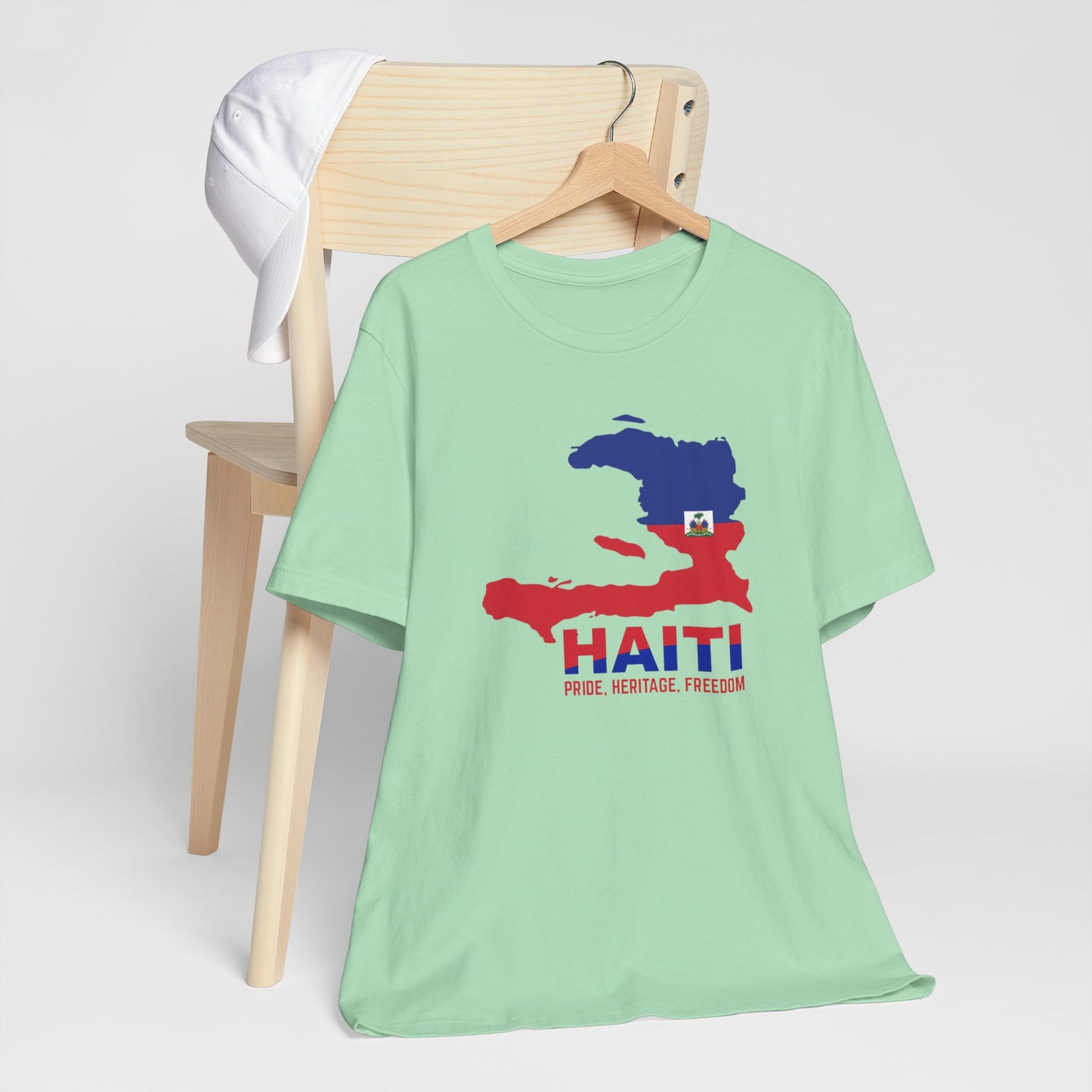 Unisex Jersey Haiti T-shirt met korte mouwen