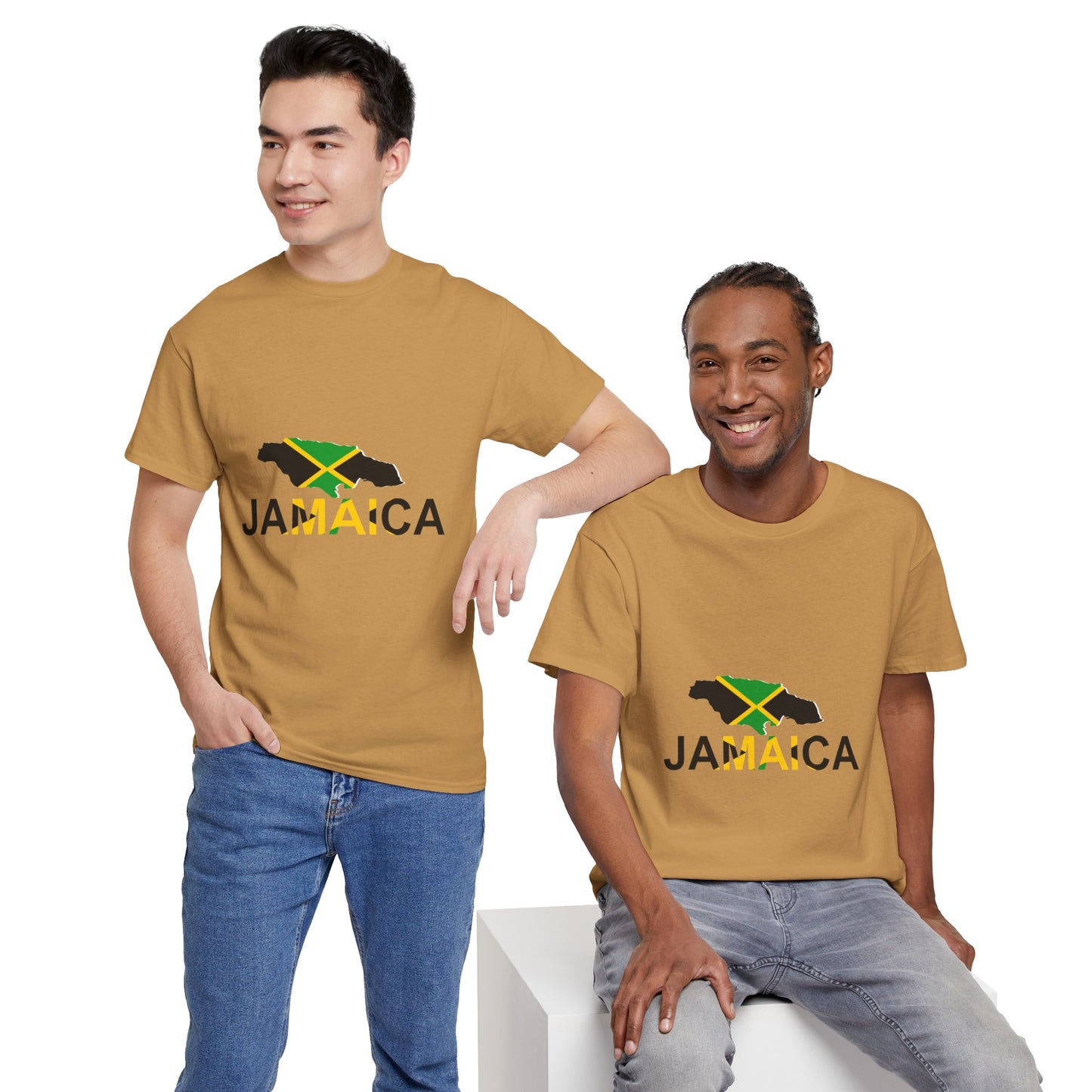 T-shirt met Jamaicaanse vlag