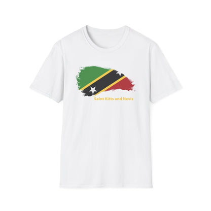 Unisex Softstyle Saint Kitts and Nevis T-Shirt