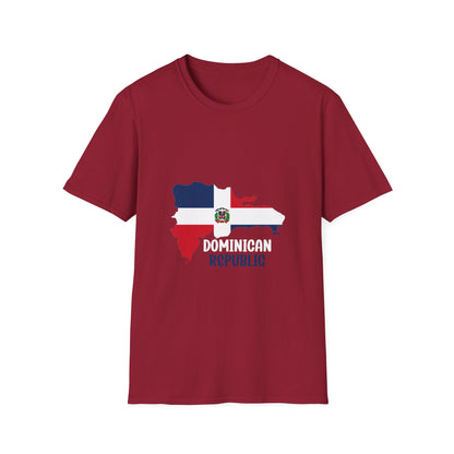 Dominican Republic flag map Classic T-Shirt