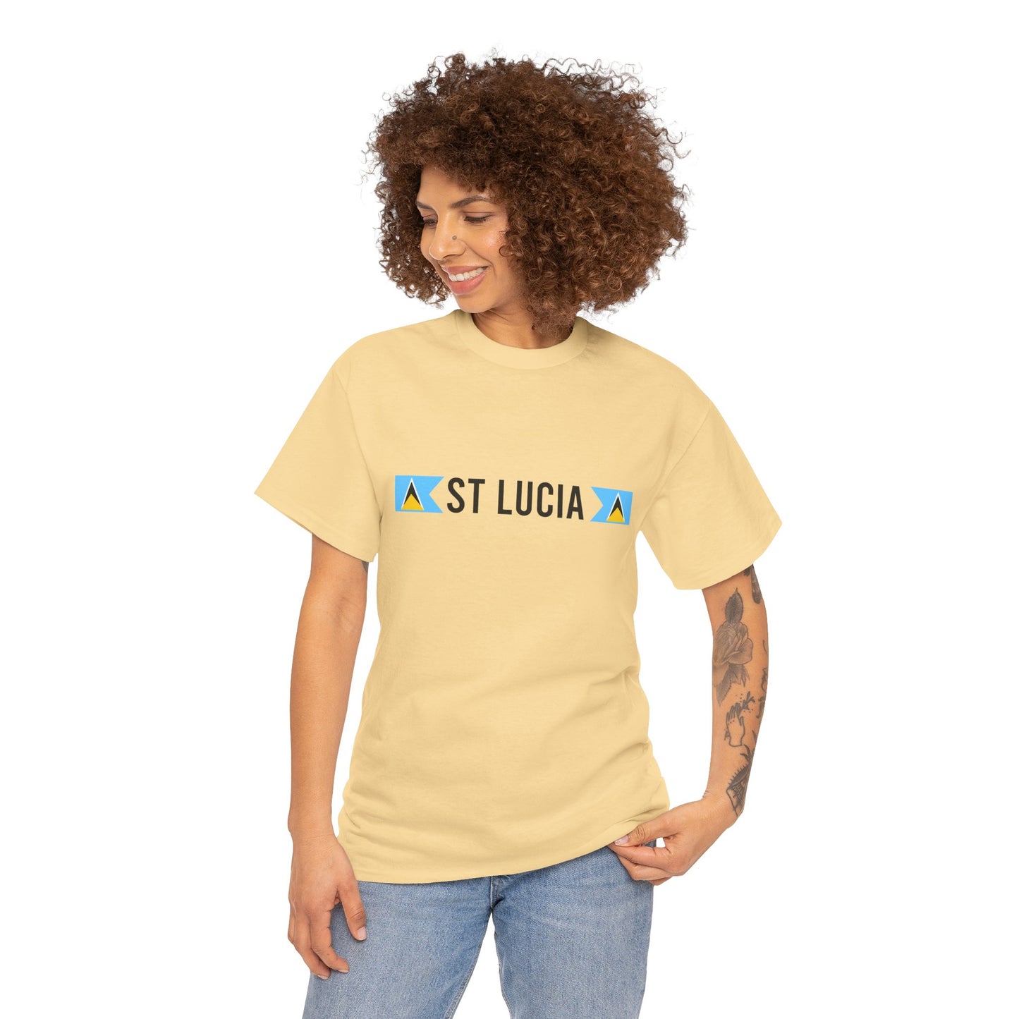 Unisex Heavy Saint Luica Cotton Tee