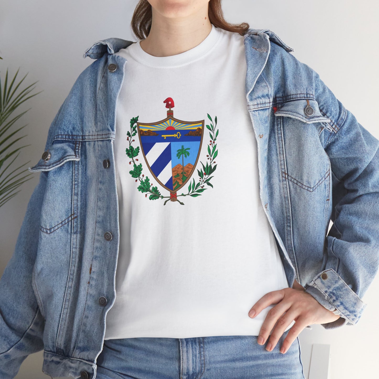 Unisex Zware Cuba Katoenen T-shirt