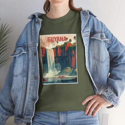 Unisex Zware Guyana Katoenen T-shirt