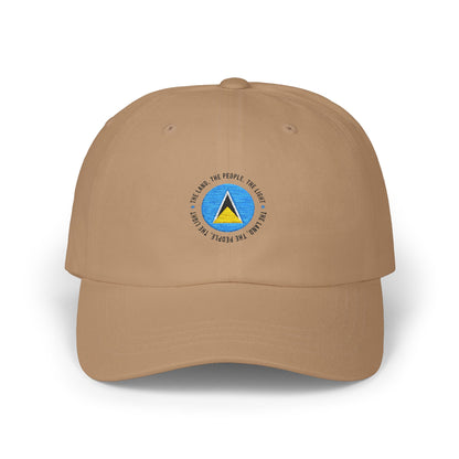 Cap Saint Lucia Flag Classic Dad Cap