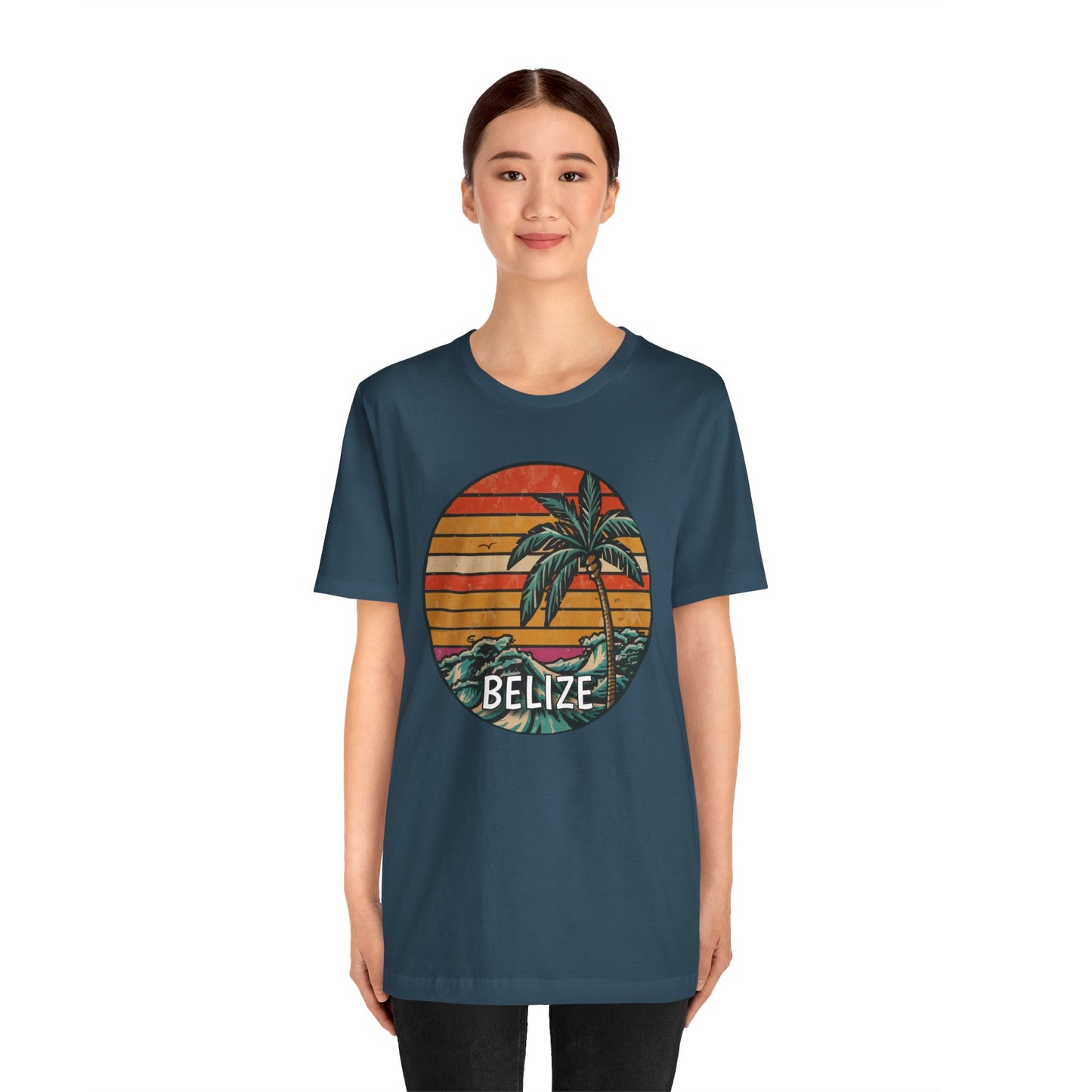 Unisex Jersey Belize T-shirt met korte mouwen 