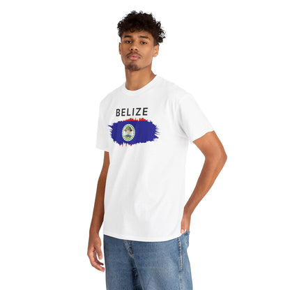 Unisex Zware Belize Katoenen T-shirt 