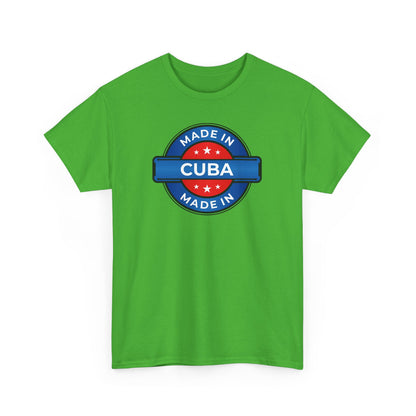 Unisex Zware Cuba Katoenen T-shirt