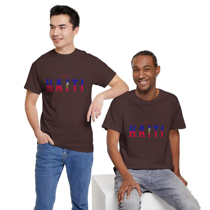 Unisex Heavy Haiti Katoenen T-shirt